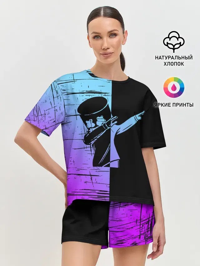 Женская пижама с шортами