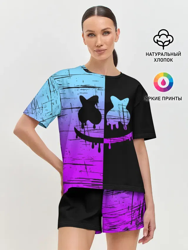 Женская пижама с шортами
