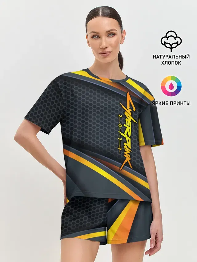 Женская пижама с шортами