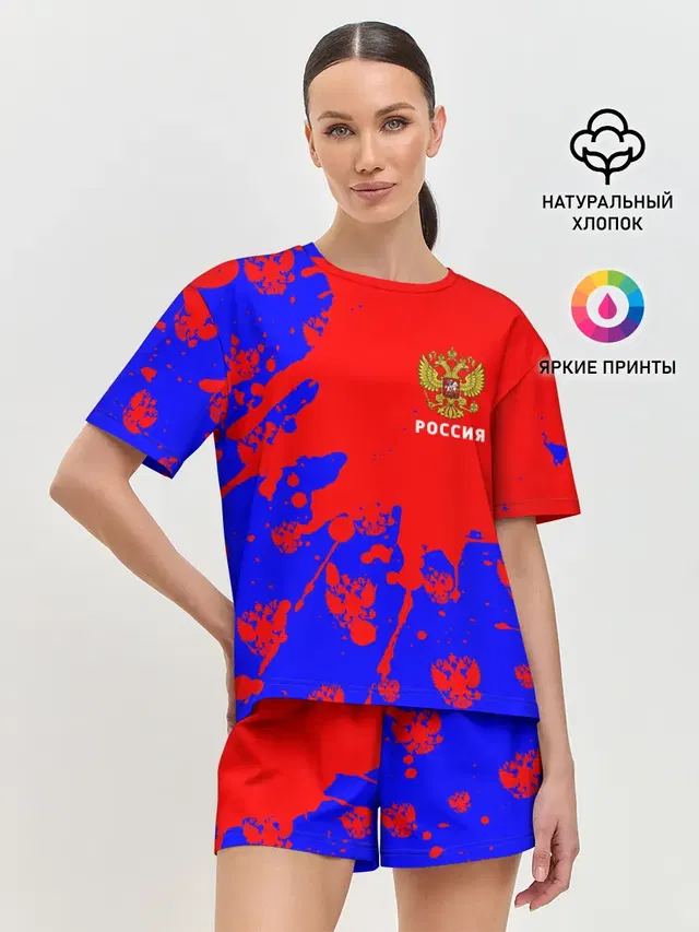 Женская пижама с шортами