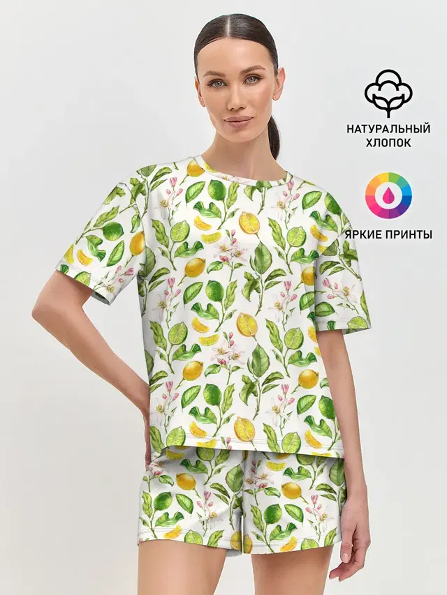 Женская пижама с шортами