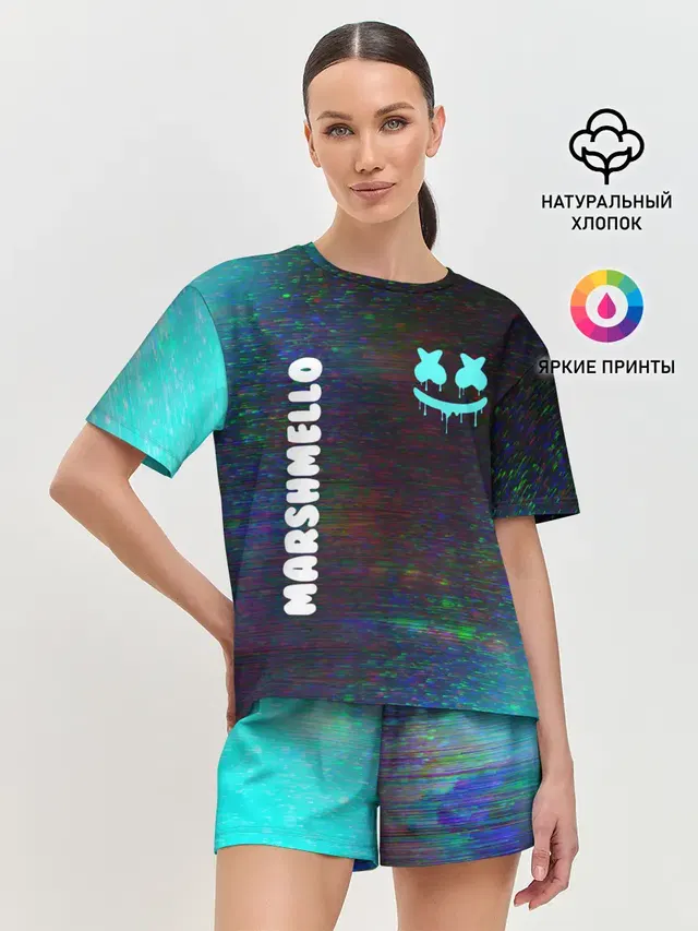 Женская пижама с шортами
