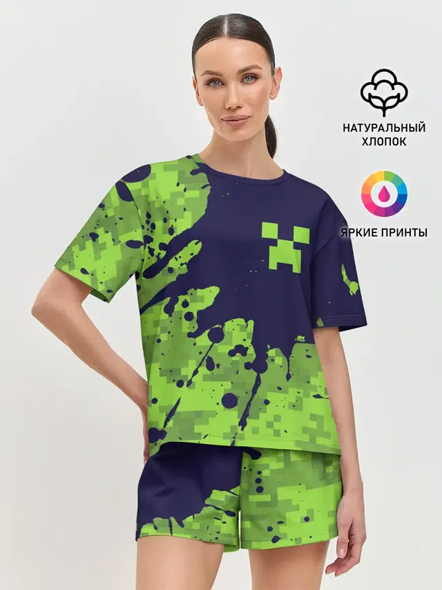 Женская пижама с шортами