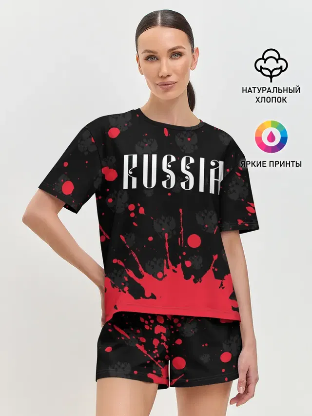Женская пижама с шортами