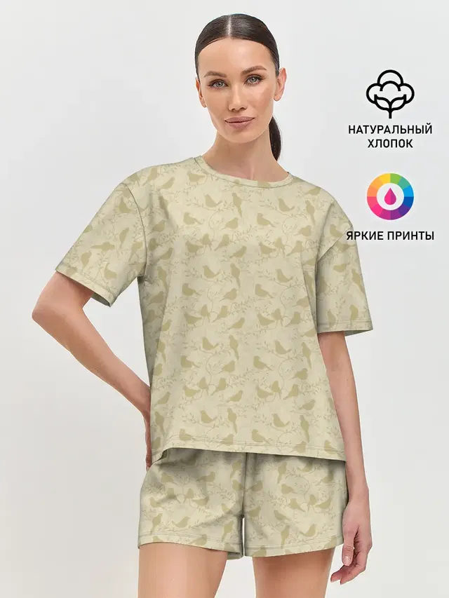 Женская пижама с шортами