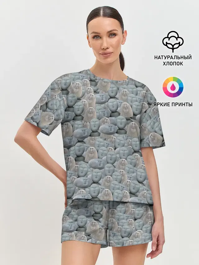 Женская пижама с шортами