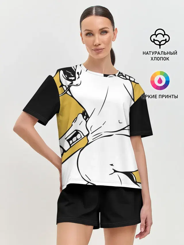 Женская пижама с шортами