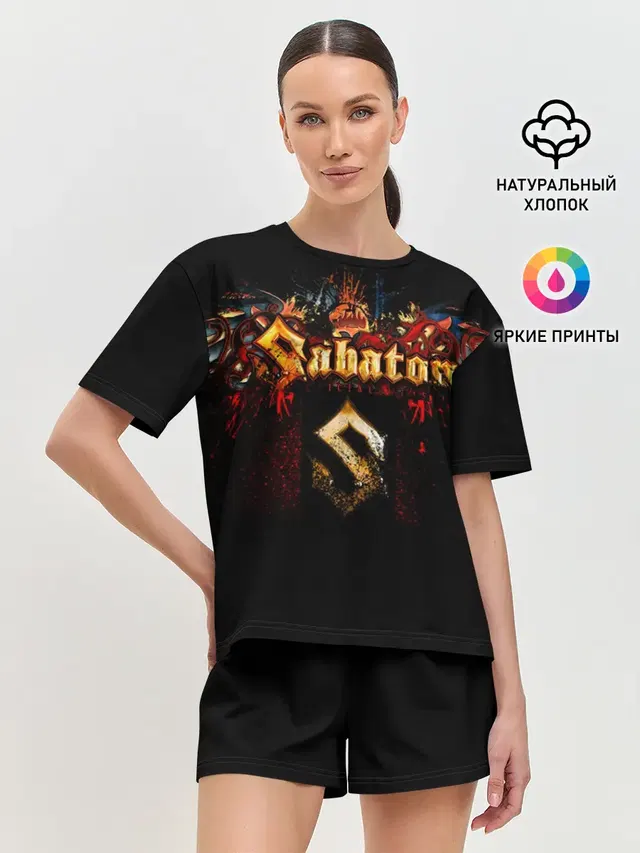 Женская пижама с шортами