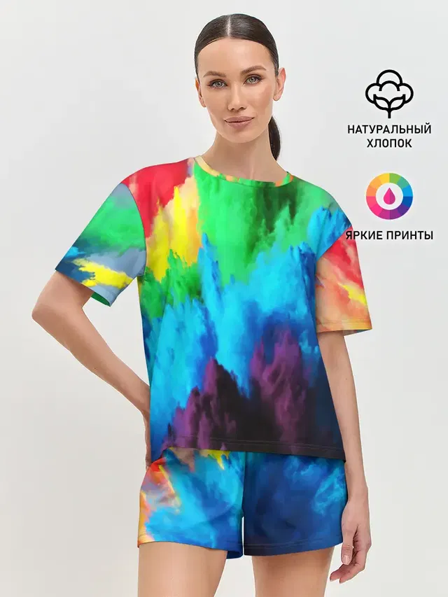 Женская пижама с шортами