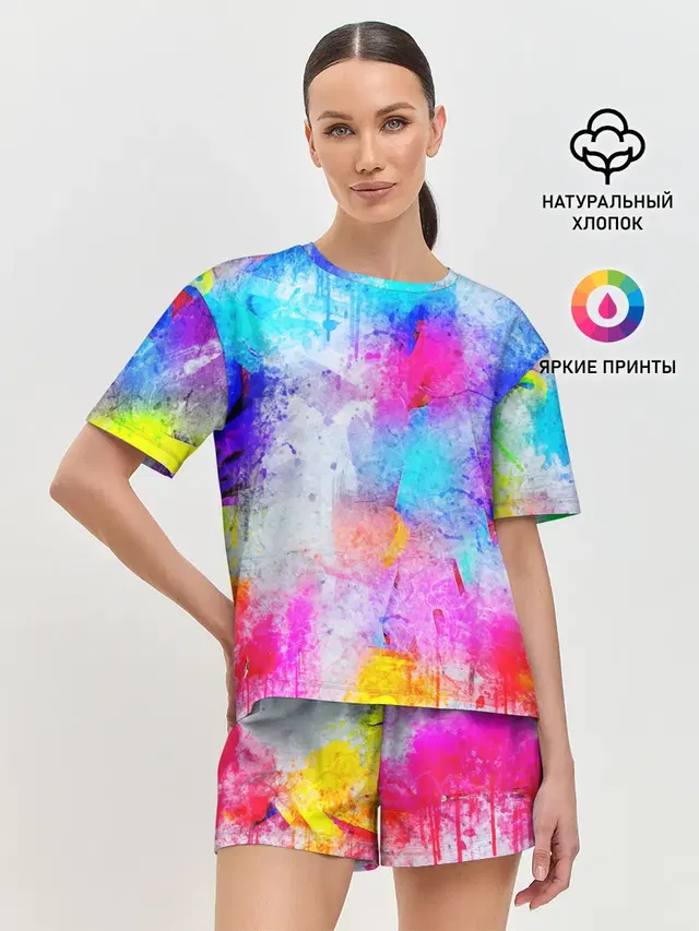 Женская пижама с шортами