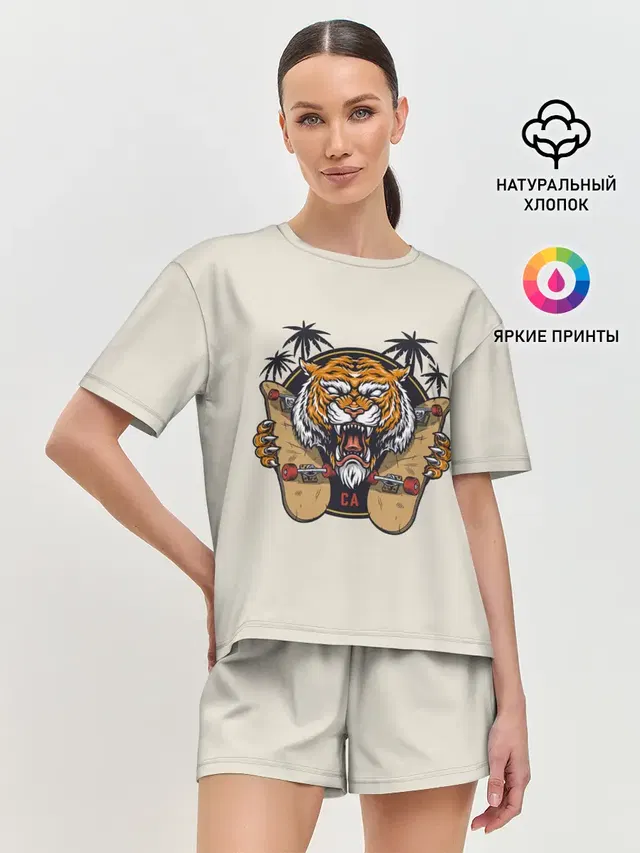 Женская пижама с шортами