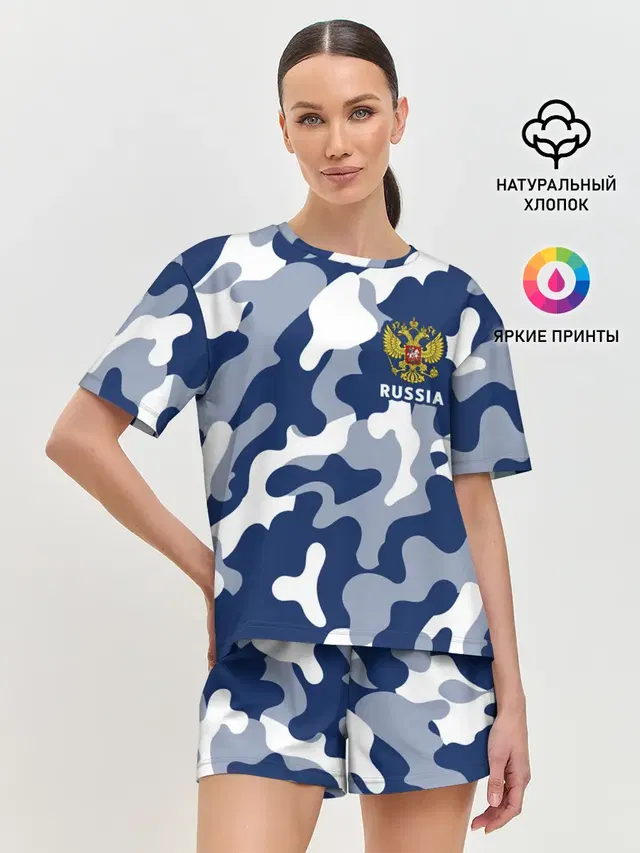 Женская пижама с шортами