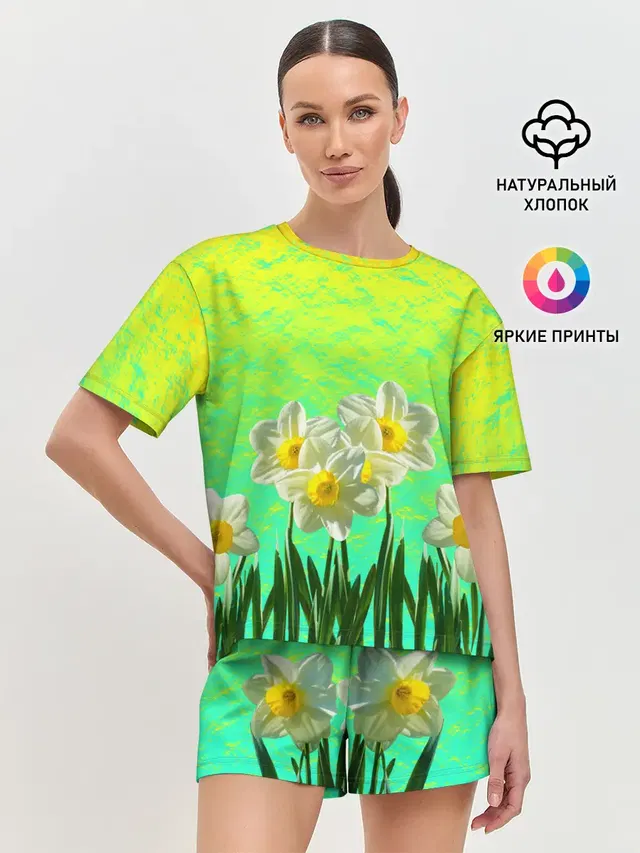 Женская пижама с шортами
