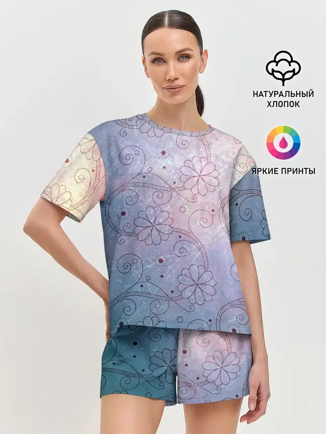 Женская пижама с шортами