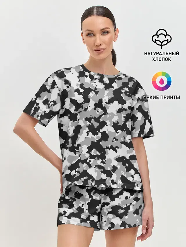 Женская пижама с шортами