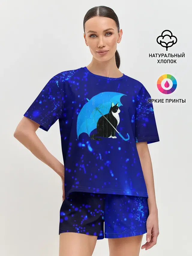 Женская пижама с шортами