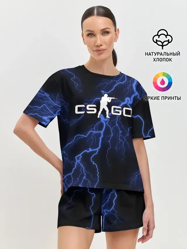 Женская пижама с шортами