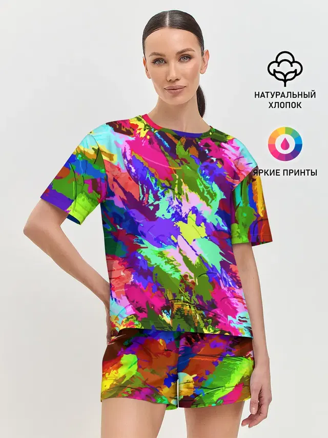 Женская пижама с шортами
