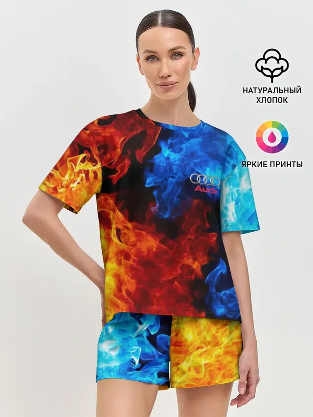 Женская пижама с шортами