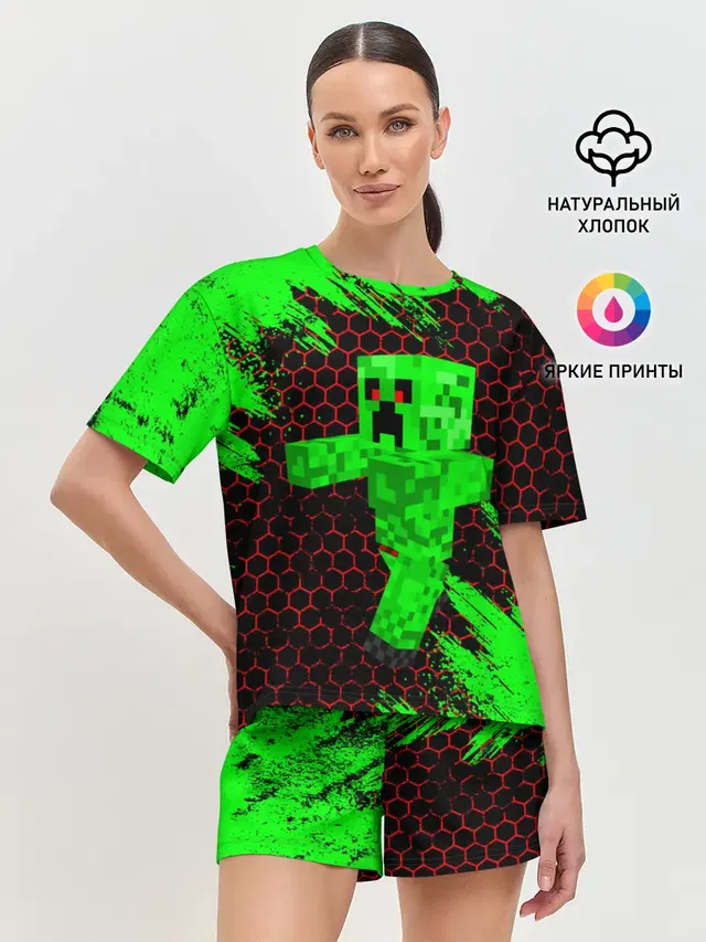 Женская пижама с шортами