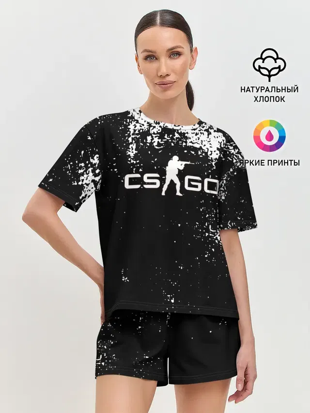Женская пижама с шортами