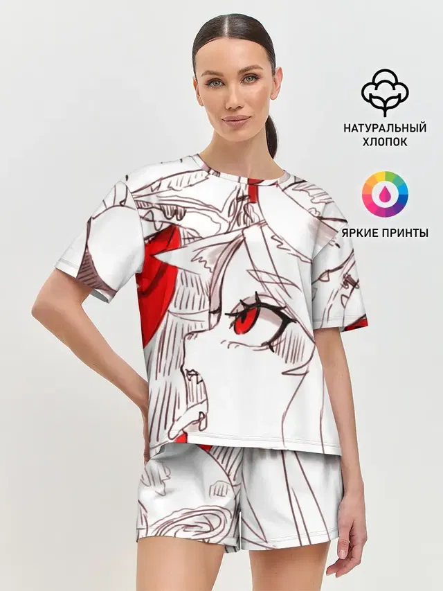 Женская пижама с шортами