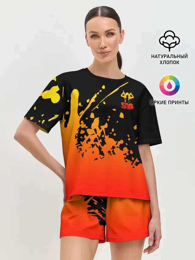 Женская пижама с шортами