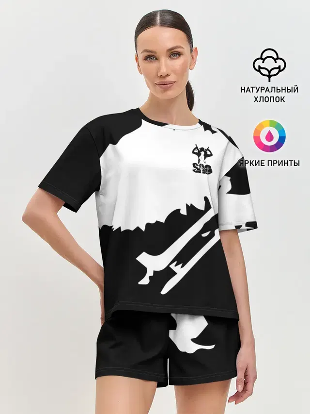 Женская пижама с шортами