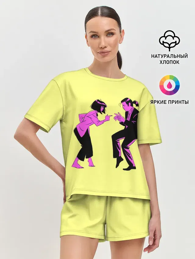 Женская пижама с шортами
