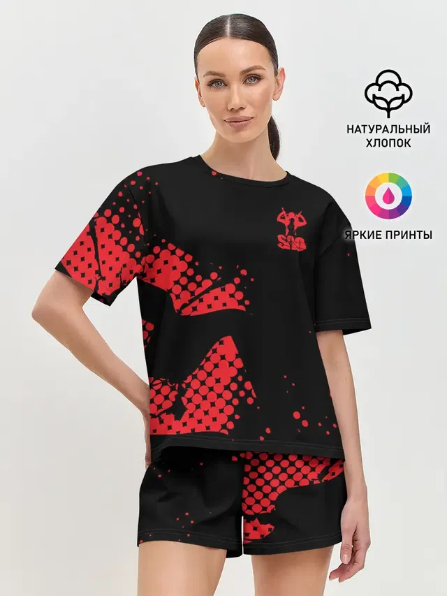 Женская пижама с шортами
