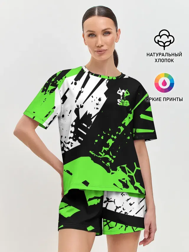 Женская пижама с шортами