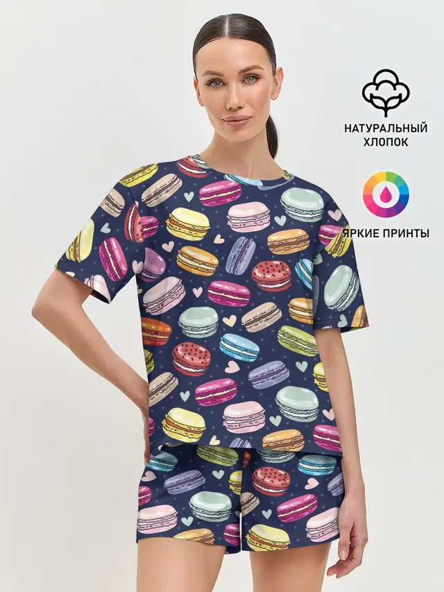 Женская пижама с шортами