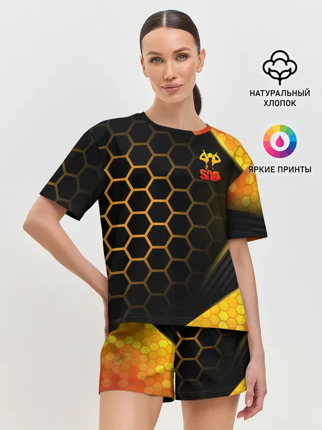 Женская пижама с шортами