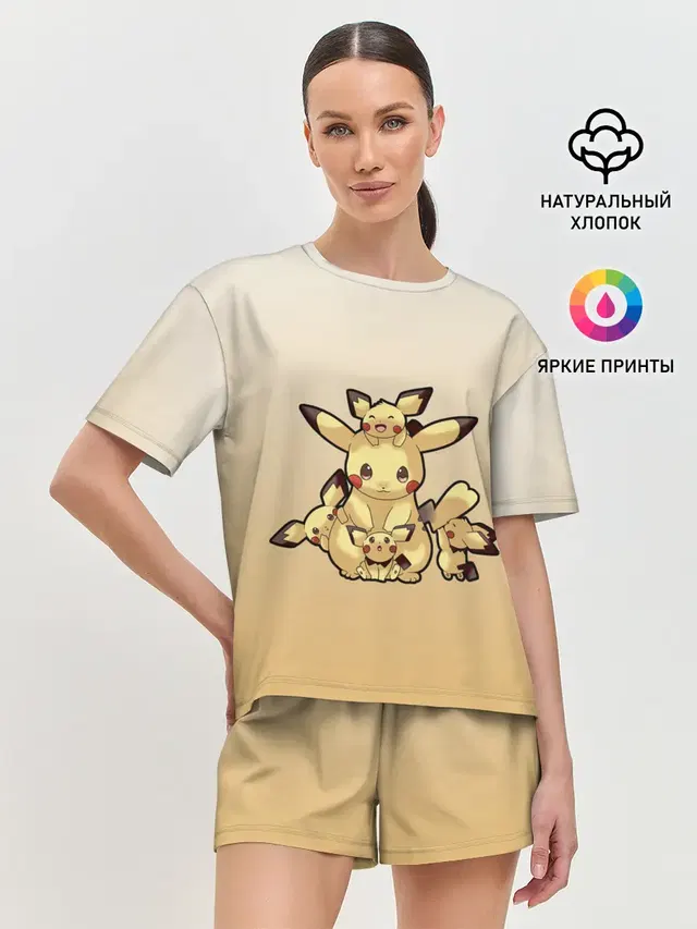 Женская пижама с шортами