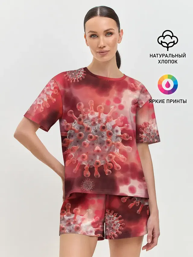 Женская пижама с шортами