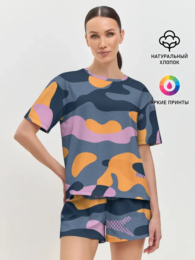 Женская пижама с шортами