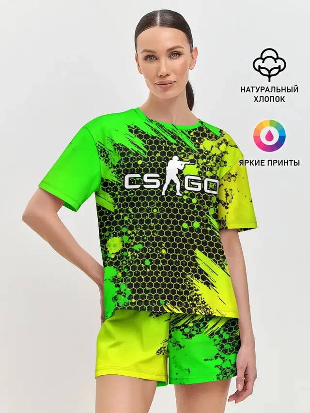 Женская пижама с шортами