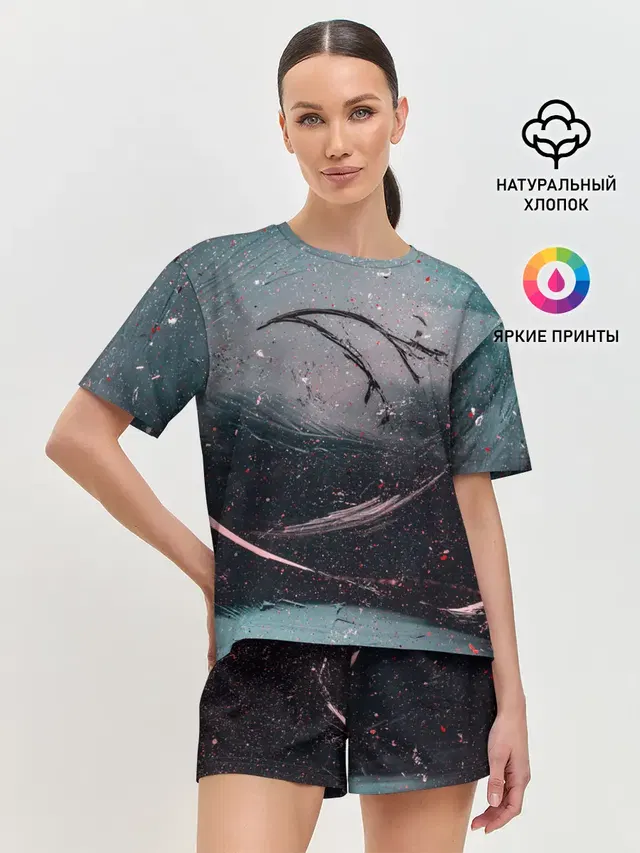 Женская пижама с шортами