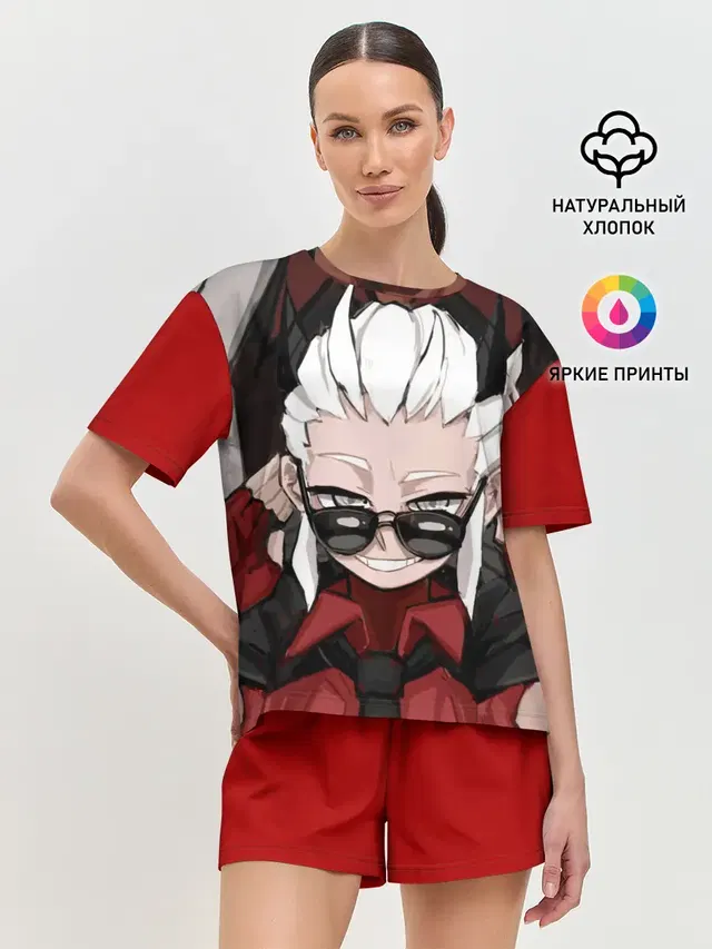 Женская пижама с шортами