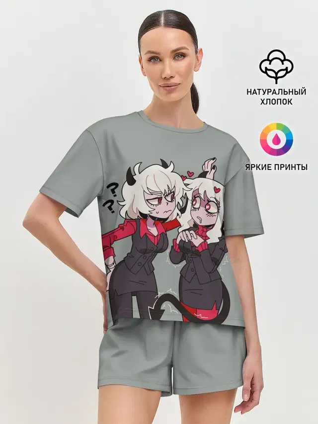 Женская пижама с шортами