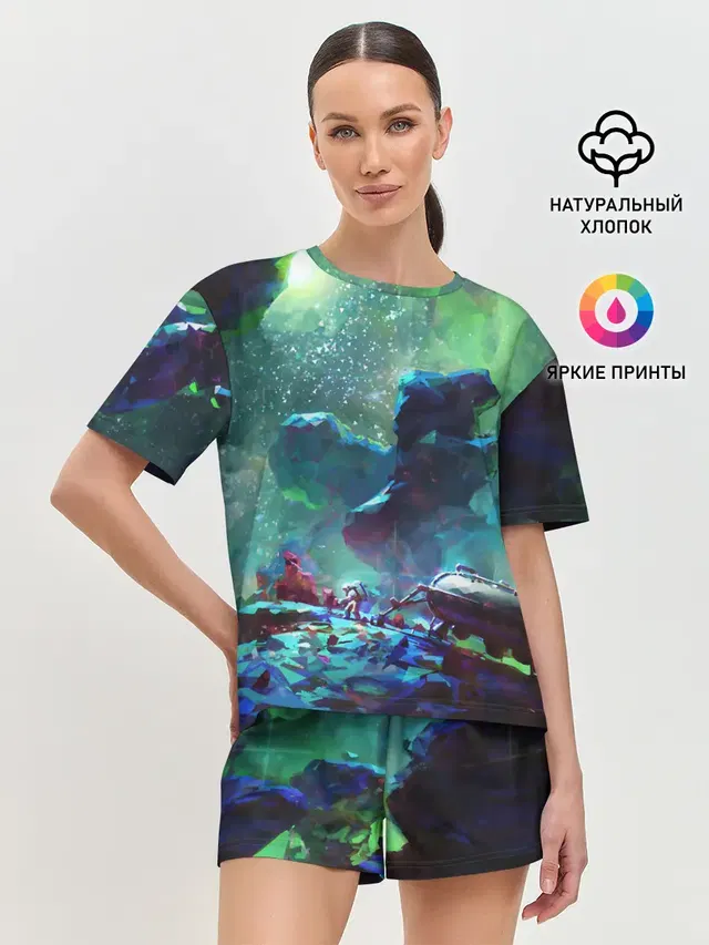 Женская пижама с шортами