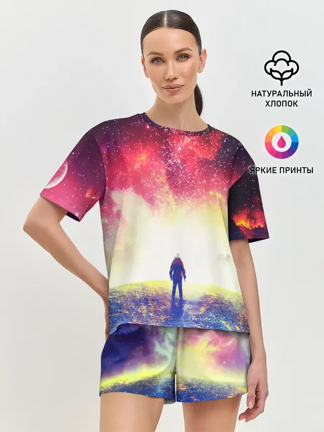 Женская пижама с шортами