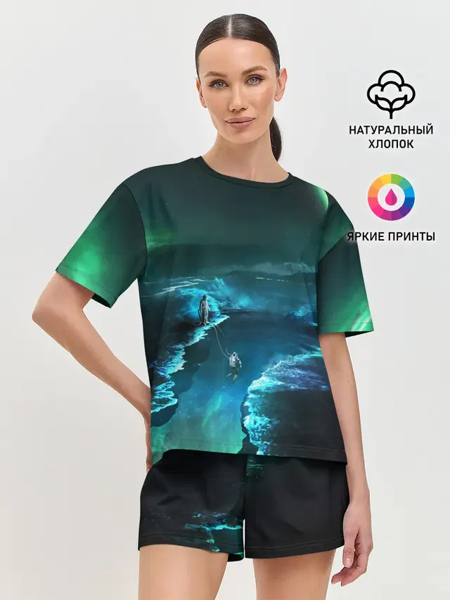 Женская пижама с шортами
