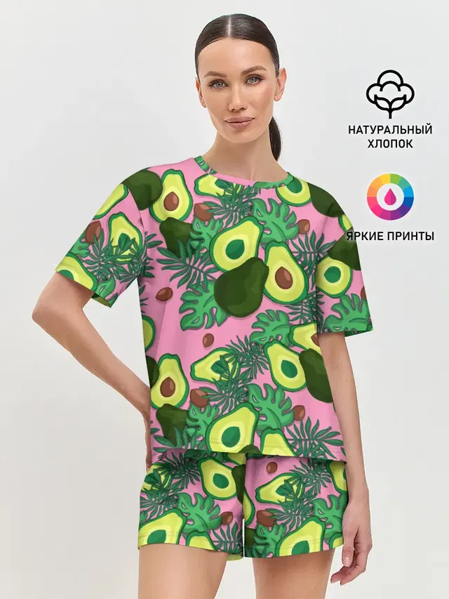 Женская пижама с шортами