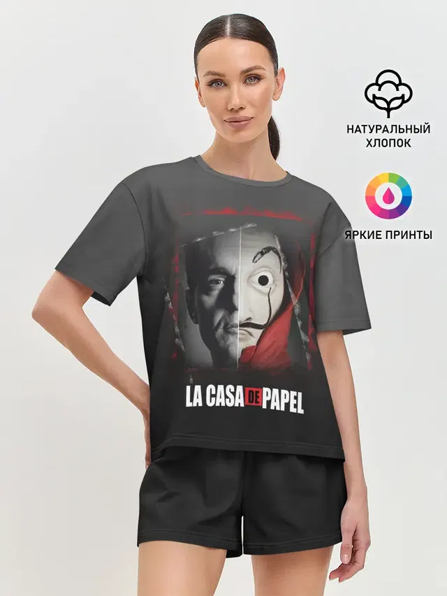 Женская пижама с шортами