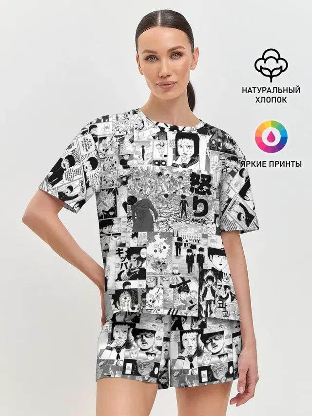 Женская пижама с шортами