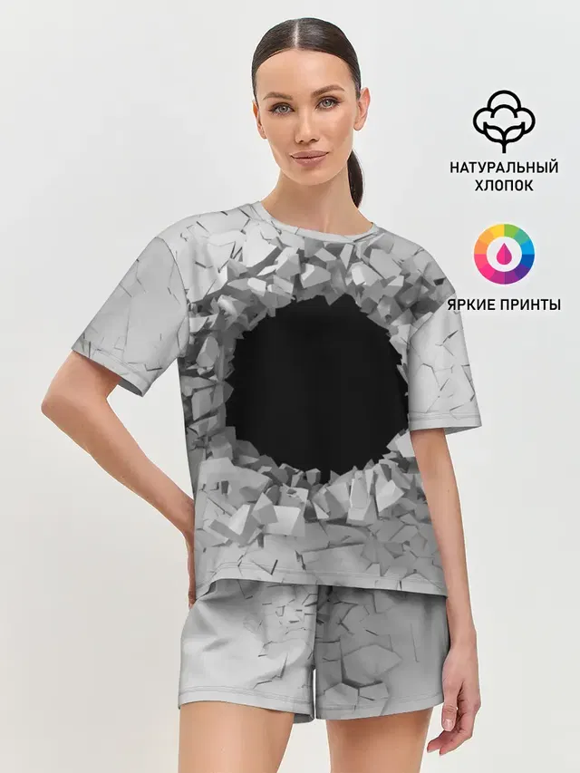 Женская пижама с шортами