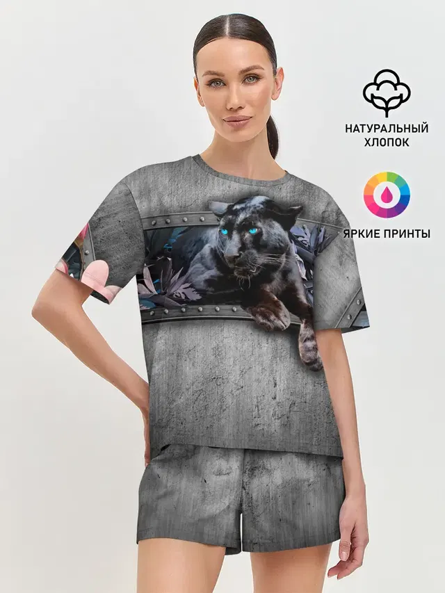 Женская пижама с шортами