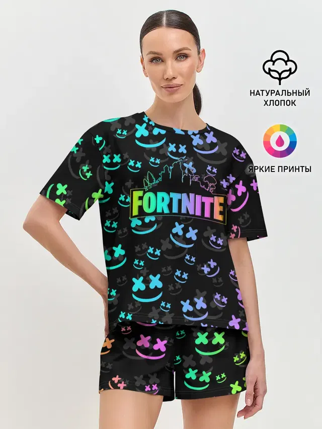 Женская пижама с шортами