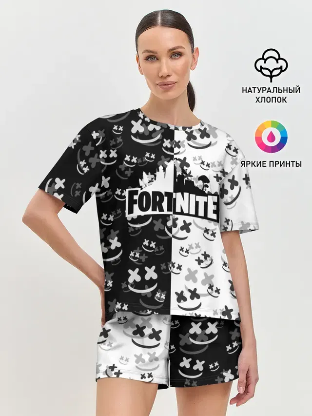 Женская пижама с шортами